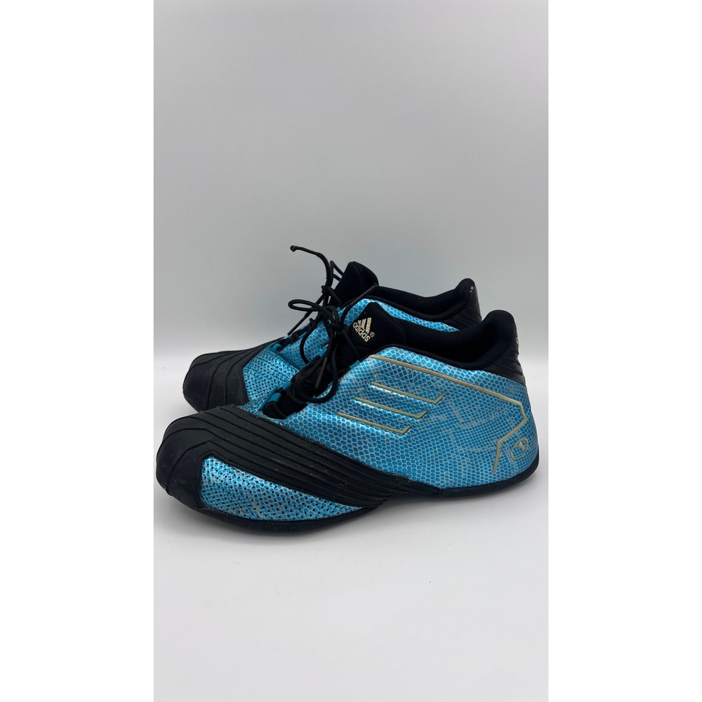 Adidas T-Mac 1 Year of‎ the Snake Blue Black Basketball Shoes G59756 Mens 8.5 - Picture 2 of 9